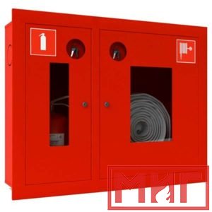 Фото 16 - Шкаф пожарный ШПКО-315 ВОК для пожарного крана и огнетушителя (Серия У).